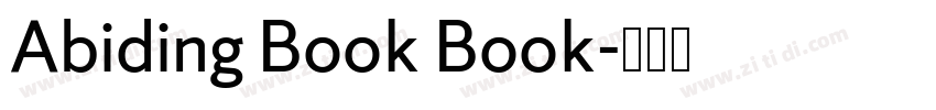 Abiding Book Book字体转换 Abiding Book Book字体转换